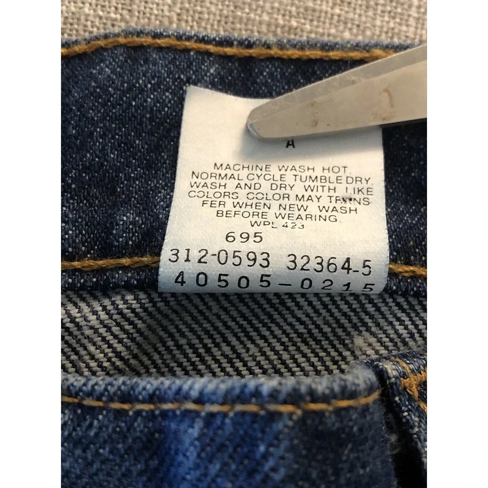 Vintage Levis 505 Jeans Men 34X30 Blue Regular 1993 USA Orange Tab Tag‎ 36x30